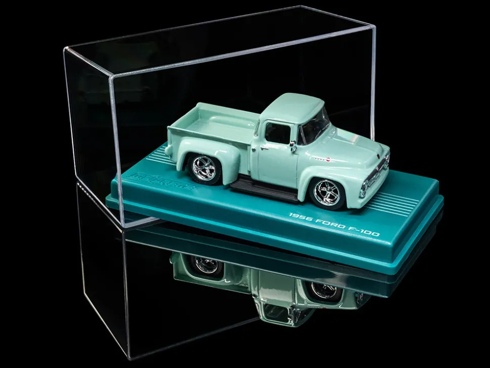 1956 Ford F-100 Pickup Truck Light Green "Collection" Series 1/64 Diecast Model Car by Majorette