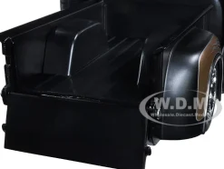 1956 Ford F-100 Pickup Truck Matt Black Champagne with Flames Extra Wheels Just Trucks Series 1/24 Diecast Model Car Jada 34026