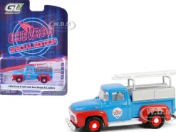 1956 Ford F-100 Pickup Truck with Tool Boxes and Ladders