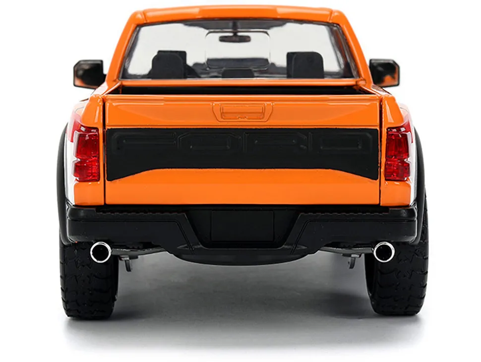 2017 Ford F-150 Raptor Pickup Truck "Frosted Flakes" Orange with Graphics and Tony the Tiger Diecast Figure "Hollywood Rides" Series 1/24 Diecast Model by Jada
