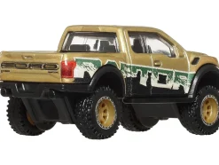2017 Ford F-150 Raptor Pickup Truck Gold Metallic with Graphics "HW Off Road" Series Diecast Model Car by Hot Wheels