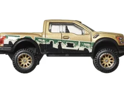 2017 Ford F-150 Raptor Pickup Truck Gold Metallic with Graphics 