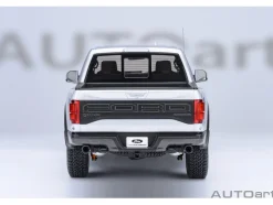 2019 Ford F-150 Raptor Pickup Truck Ingot Silver 1/18 Model Car by Autoart