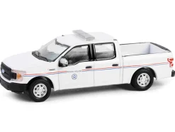 2020 Ford F-150 XL Pickup Truck "United States Postal Service (USPS) Postal Police" White with Red and Blue Stripes "Hobby Exclusive" Series 1/64 Diecast Model Car by Greenlight