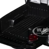 2001 Ford F-150 XLT Flareside Supercab Pickup Truck Matt Black with White Interior "Maxx Design" "American Classics" Series 1/24 Diecast Model Car by Motormax