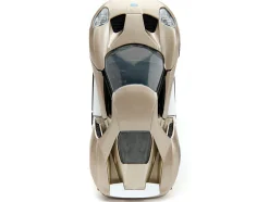 2017 Ford GT Gold Metallic with White Accents Pink Slips Series 1/32 Diecast Model Car Jada 34662