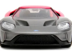 2017 Ford GT Gray Metallic and Pink Gradient Pink Slips Series 1/32 Diecast Model Car Jada 34851
