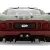 2005 Ford GT Green (Weathered) with Graphics and Boba Fett Figure "Star Wars" Franchise "Hollywood Rides" Series 1/24 Diecast Model Car by Jada