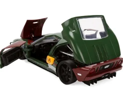 2005 Ford GT Green (Weathered) with Graphics and Boba Fett Figure 