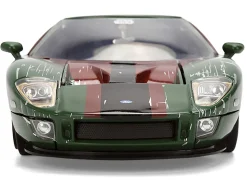 2005 Ford GT Green (Weathered) with Graphics and Boba Fett Figure 