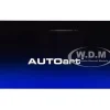 2017 Ford GT Ingot Silver Metallic Black Stripes 1/12 Model Car Autoart 12108