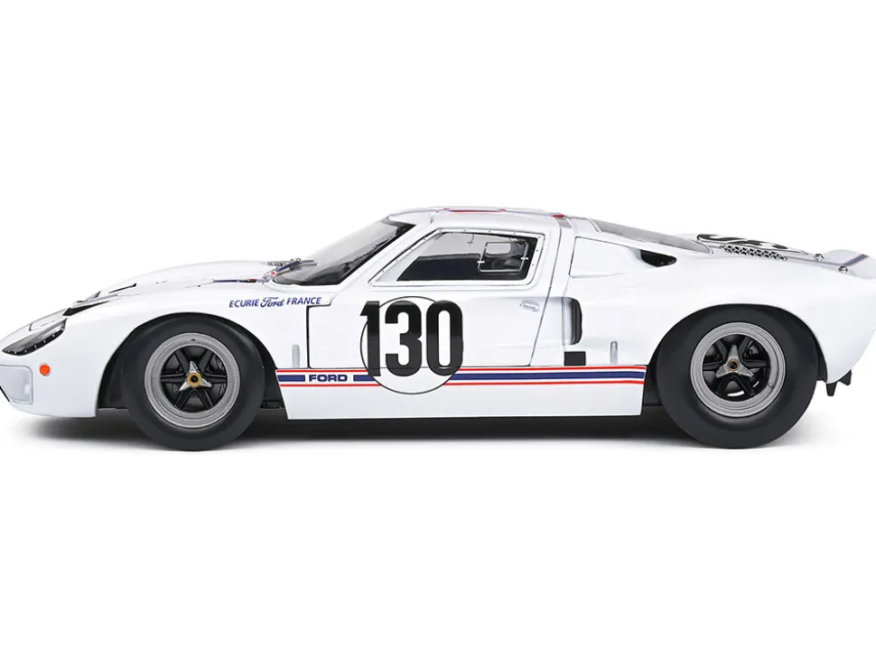 Ford GT40 MK1 #130 Henri Greder Jean Michel Giorgi Targa Florio 1967 Competition Series 1/18 Diecast Model Car Solido S1803009
