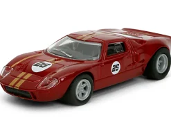 1965 Ford GT40 MK1 #25 Red Metallic with Gold Stripes 