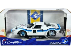 Ford GT40 MK 1 RHD Right Hand Drive #19 Emilio Marta Angola Championship 1973 Competition Series 1/18 Diecast Model Car Solido S1803006