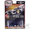 1966 Ford GT40 RHD Right Hand Drive #2 Black Silver Stripes Limited Edition 3600 pieces Worldwide 1/64 Diecast Model Car Auto World CP7922