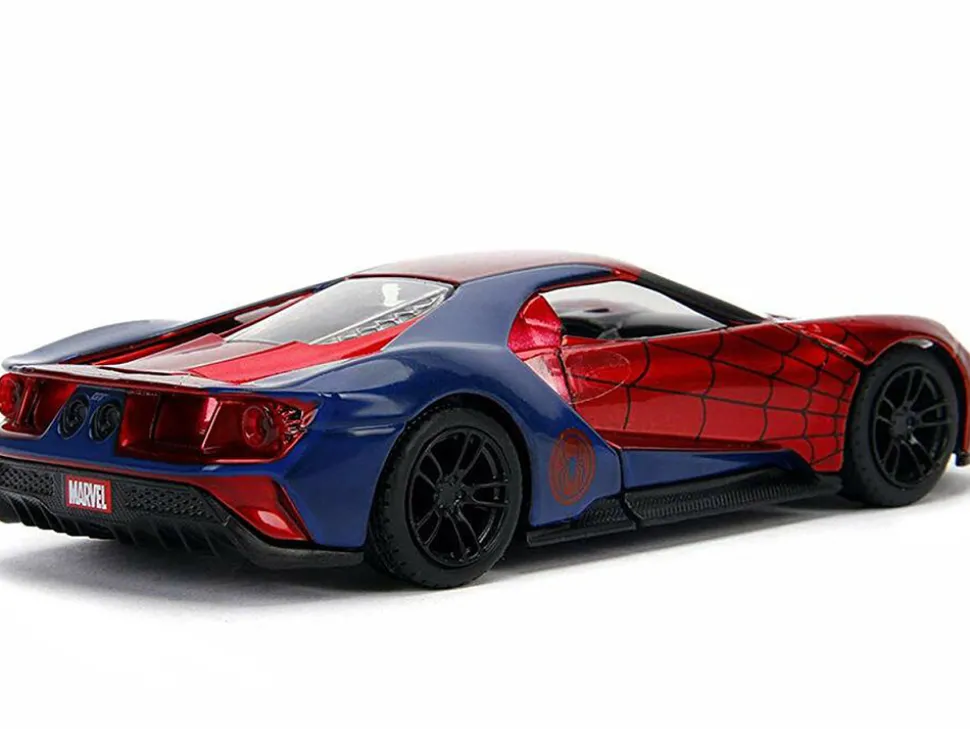 2017 Ford GT Spider-Man Theme Marvel Series 1/32 Diecast Model Car Jada 30291