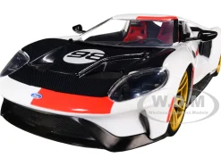 2021 Ford Gt #98 White Heritage Edition Bigtime Muscle Series 1/24 Diecast Model Car Jada 32700
