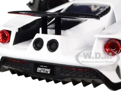 2021 Ford Gt #98 White Heritage Edition Bigtime Muscle Series 1/24 Diecast Model Car Jada 32700
