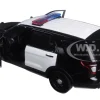 2015 Ford Interceptor Unmarked Police Car Black/White 1/24 Diecast Model Car Motormax 76958