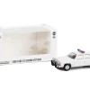 1980 1991 Ford LTD Crown Victoria Police White with Light Bar Hot Pursuit Hobby Exclusive Series 1/64 Diecast Model Car Greenlight GL43007L