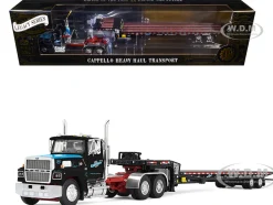 Ford LTL 9000 Day Cab and Landoll 440B-50CA Traveling Axle Trailer