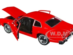 1974 Ford Maverick Red Forgotten Classics Series 1/24 Diecast Model Car Motormax 79042