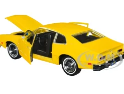 1974 Ford Maverick Yellow Forgotten Classics Series 1/24 Diecast Model Car Motormax 73326y