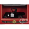 1925 Ford Model T Closed Convertible Pickup Truck Black 1/24 Diecast Model Car Sun Star 1860
