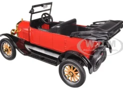 1925 Ford Model T Touring Red 1/24 Diecast Model Car Motormax 79328