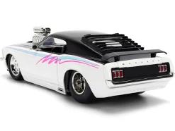 1970 Ford Mustang Boss 429 Black and White with Graphics 