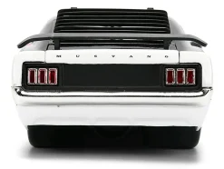 1970 Ford Mustang Boss 429 Black and White with Graphics 