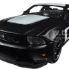 2012 Ford Mustang Boss 302 Matt Black White 1/24 Diecast Model Car Maisto 31269