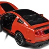2012 Ford Mustang Boss 302 Orange Black 1/24 Diecast Model Car Maisto 31269
