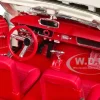 1964 1 2 Ford Mustang Convertible White with Red Interior James Bond 007 Goldfinger 1964 Movie James Bond Collection Series 1/18 Diecast Model Car Motormax 79833JB