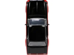 1965 Ford Mustang Custom Red Black Bigtime Muscle Series 1/24 Diecast Model Car Jada 34202