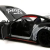 2024 Ford Mustang Dark Horse Black with White Top and "Mustang Horse Graphics" "Bigtime Muscle" Series 1/24 Diecast Model Car by Jada