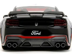 2024 Ford Mustang Dark Horse Black with White Top and 