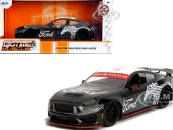 2024 Ford Mustang Dark Horse Black with White Top and 