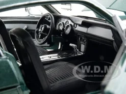 1967 Ford Mustang Fastback GTA Green 1/18 Diecast Model Car Maisto 31166