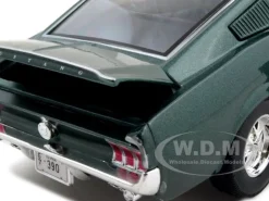 1967 Ford Mustang Fastback GTA Green 1/18 Diecast Model Car Maisto 31166