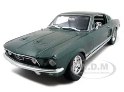 1967 Ford Mustang Fastback GTA Green 1/18 Diecast Model Car Maisto 31166