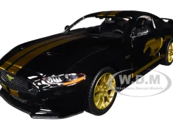 2018 Ford Mustang GT 5.0 Black with Gold Stripes and Graphics 