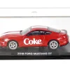 2018 Ford Mustang GT "Coca-Cola" Red with White Stripes 1/64 Diecast Model by Motor City Classics