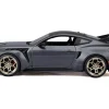 2025 Ford Mustang GTD Dark Gray Metallic with Black Top "Special Edition" Series 1/18 Diecast Model Car by Maisto