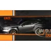 2025 Ford Mustang GTD Gray Metallic with Black Top 1/43 Diecast Model by IXO Models