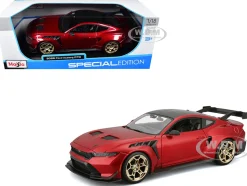 2025 Ford Mustang GTD Red Metallic with Black Top