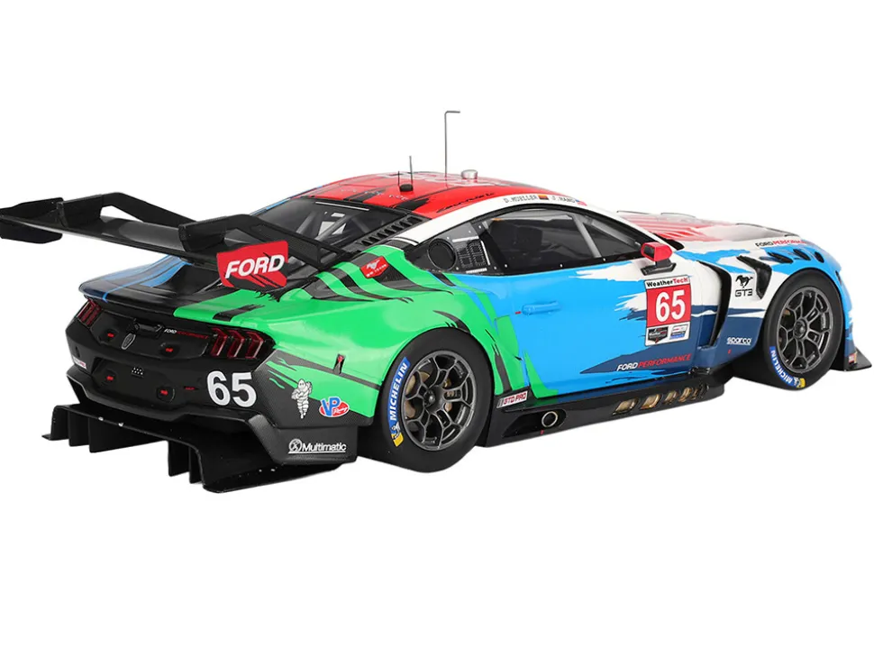Ford Mustang GT3 #65 Joey Hand - Dirk Muller "Ford Multimatic Motorsports" "Motul Course de Monterey - Laguna Seca" (2024) 1/18 Model Car by Top Speed