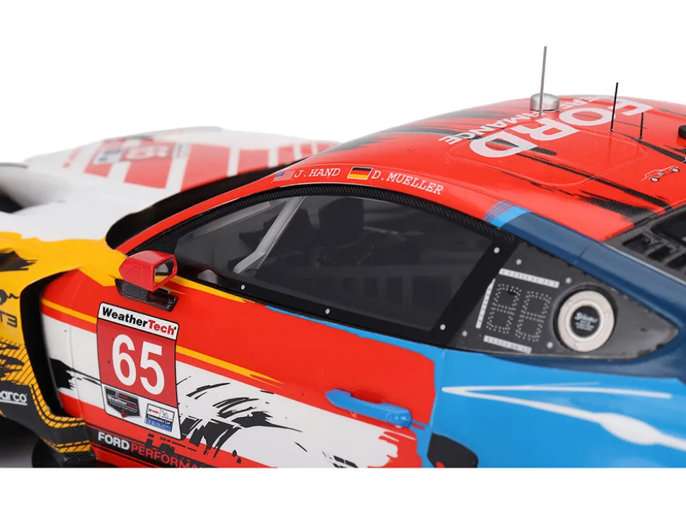 Ford Mustang GT3 #65 Joey Hand - Dirk Muller "Ford Multimatic Motorsports" "Motul Course de Monterey - Laguna Seca" (2024) 1/18 Model Car by Top Speed
