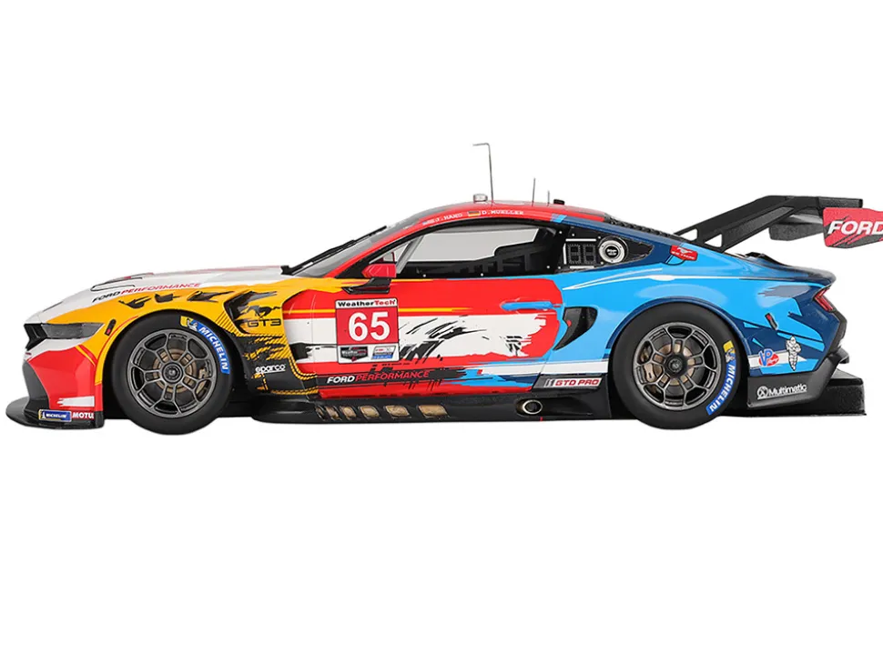 Ford Mustang GT3 #65 Joey Hand - Dirk Muller "Ford Multimatic Motorsports" "Motul Course de Monterey - Laguna Seca" (2024) 1/18 Model Car by Top Speed