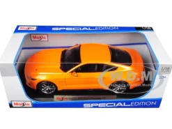 2015 Ford Mustang GT 5.0 Metallic Orange Special Edition 1/18 Diecast Model Car Maisto 31197